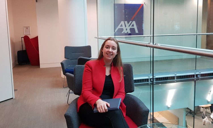 Caroline Spence, new Chair of the AXA Gender Equality employee resource group, sat down in the AXA office